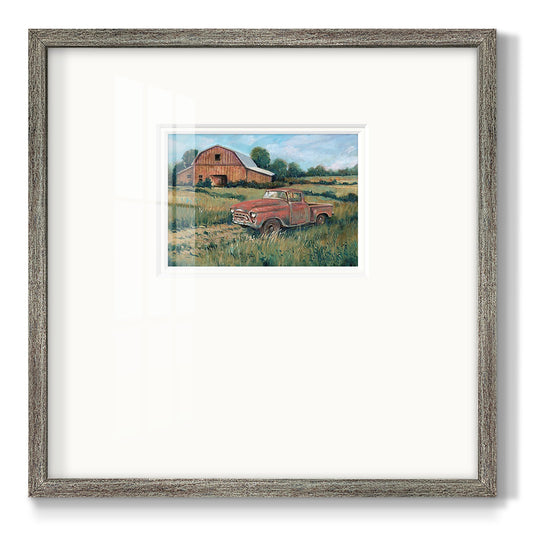 Rusting Away I Premium Framed Print Double Matboard