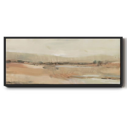 Earth Tone Landscape I - Floater Framed Canvas Print
