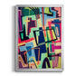 Connected Colors II - Modern Framed Canvas Print