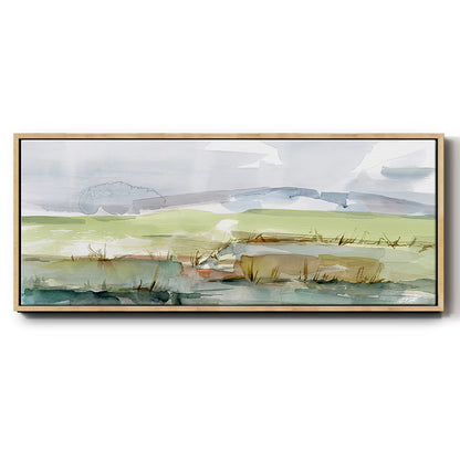 Pastel Inlet I - Floater Framed Canvas Print
