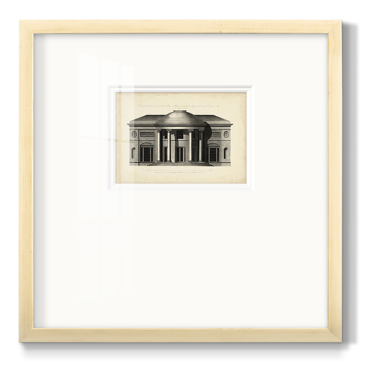 Richardson Architecture III - Double Matboard Framed Print