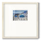 Santorini Saturday Premium Framed Print Double Matboard