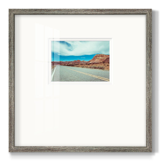 New Mexico Drive I Premium Framed Print Double Matboard