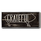 Grateful Pig - Floater Framed Canvas Print