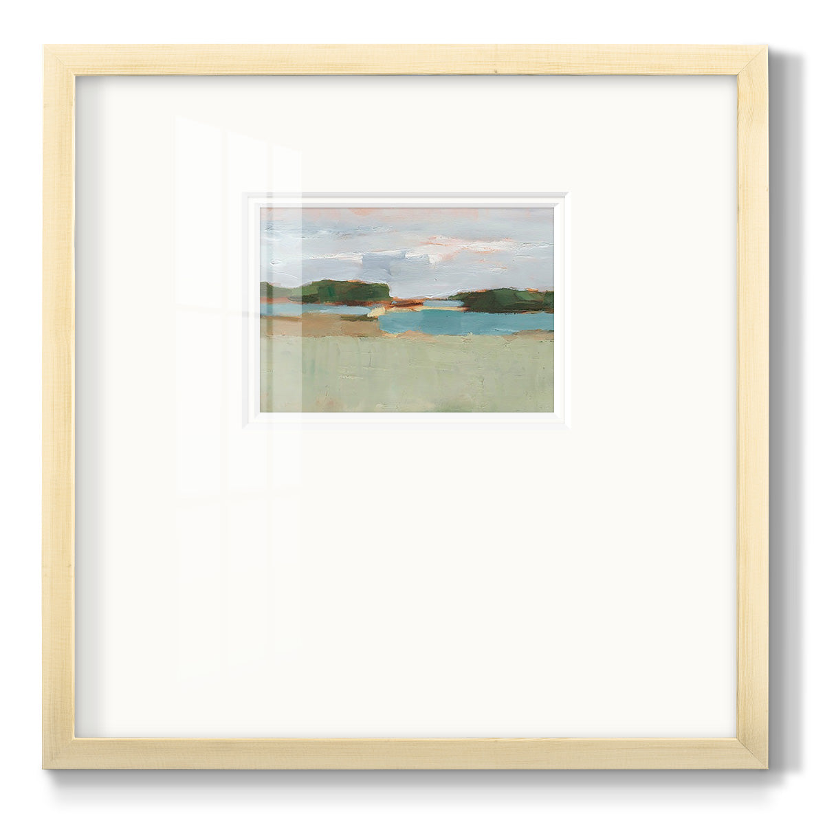 High Noon Vista Study I - Double Matboard Framed Print