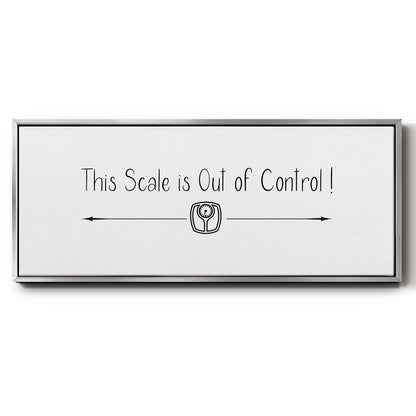 This Scale - Floater Framed Canvas Print