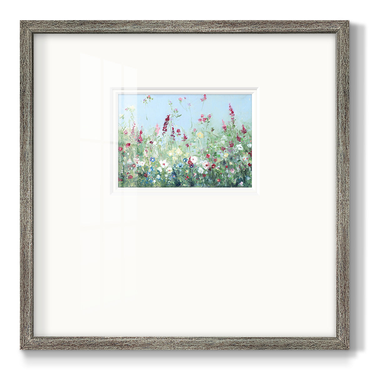 Sweet Summer Meadow Premium Framed Print Double Matboard