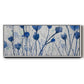 Blue Day Garden - Floater Framed Canvas Print