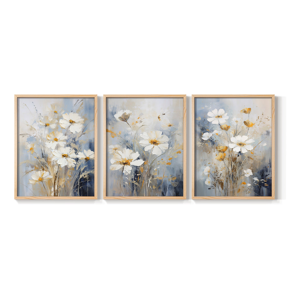 Floral Study Series XCV - Restickable Framed Art Set