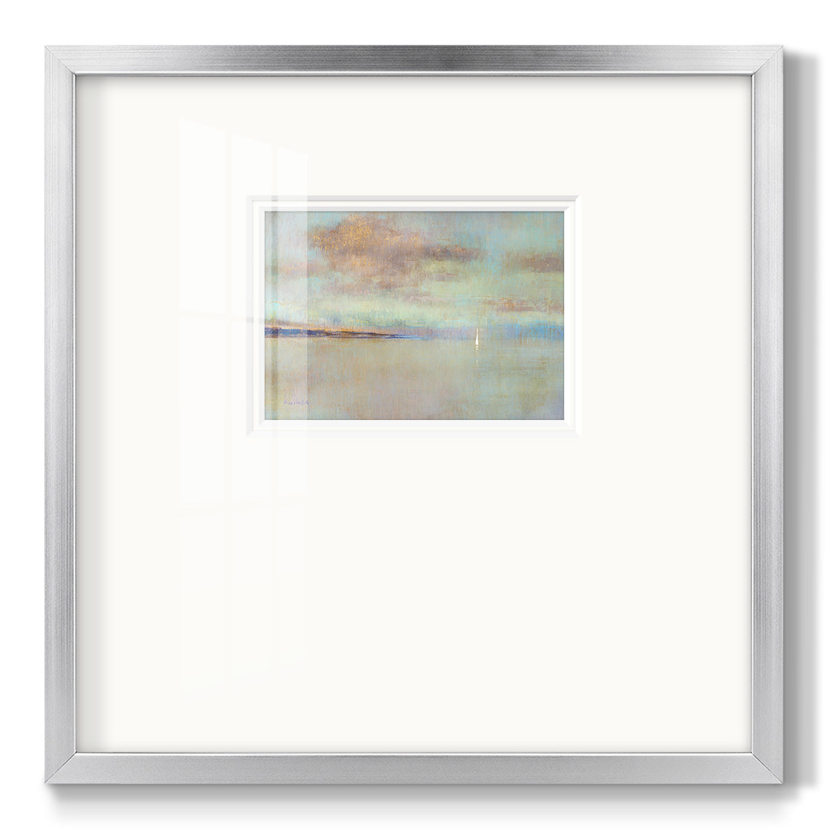 August Morning - Double Matboard Framed Print