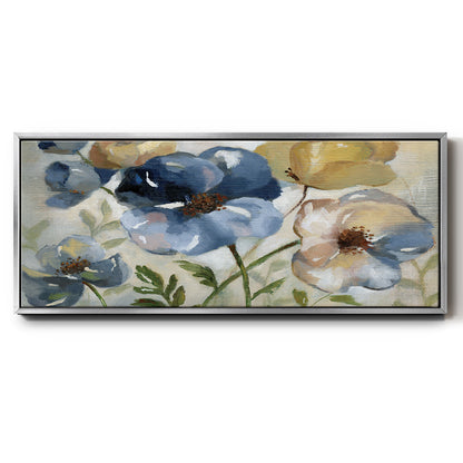 Winter Blooms - Floater Framed Canvas Print