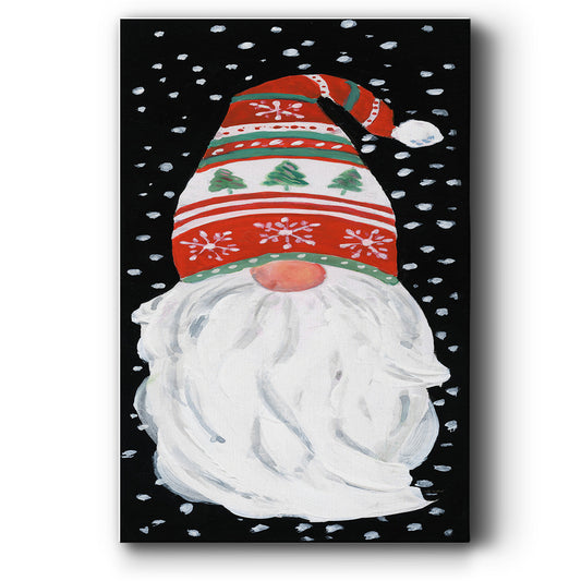 Winter Welcome Gnome - Canvas Art Print