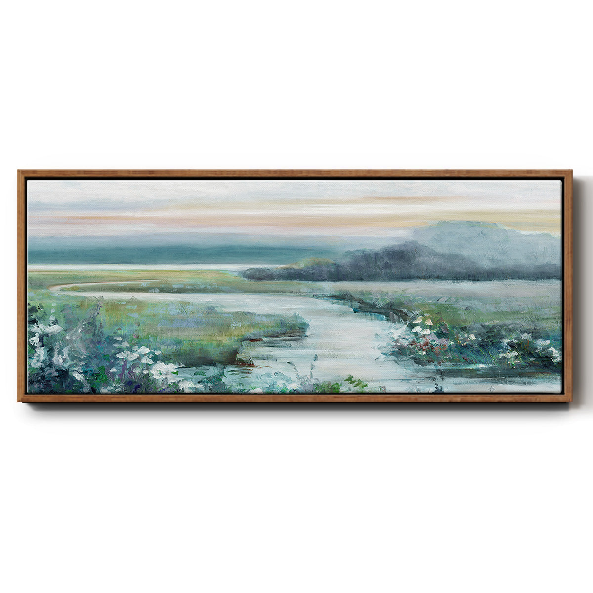Eternity in Twilight - Floater Framed Canvas Print