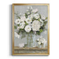 Cottage Whites - Modern Framed Canvas Print