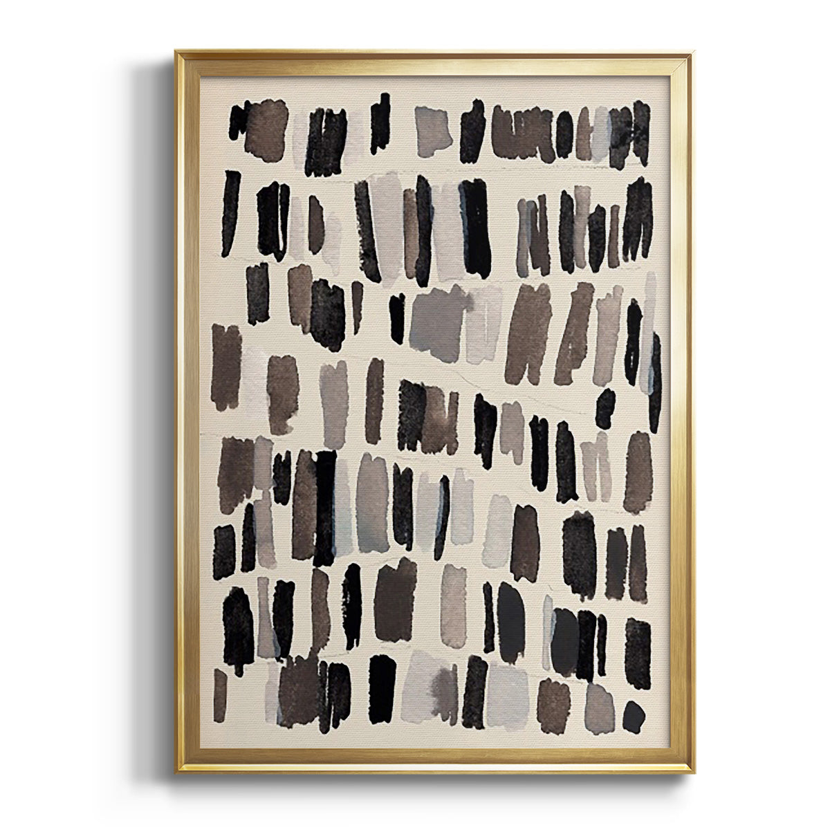 Chalk and Flint III - Modern Framed Canvas Print