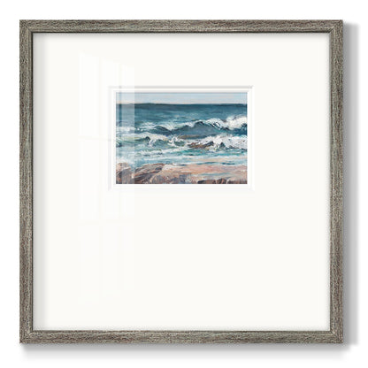 Ocean Breakers II Premium Framed Print Double Matboard