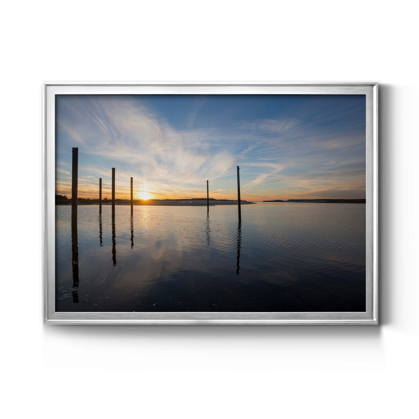 Bay at Sunset Premium Classic Framed Canvas - Ready to Hang