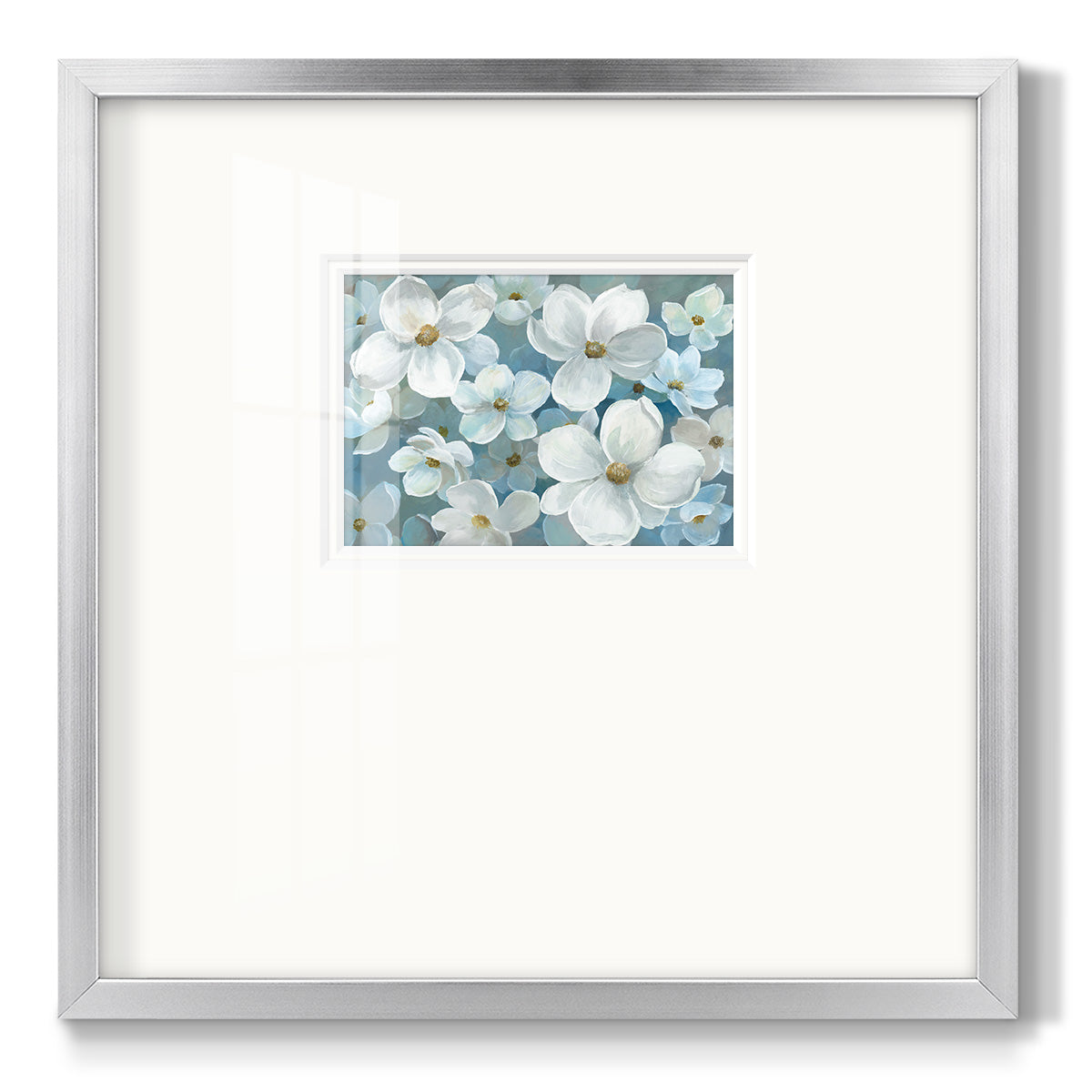 White Expression - Double Matboard Framed Print
