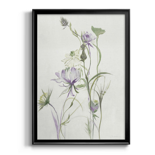 Late Summer Wildflowers II - Modern Framed Canvas Print