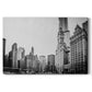 Black and White Chicago - Gallery Wrapped Canvas