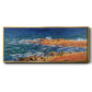 The 'Big Blue' Sea in Antibes, 1888 - Floater Framed Canvas Print