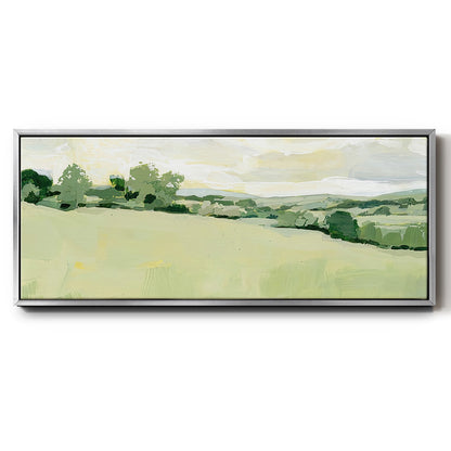 Pearly Pasture I - Floater Framed Canvas Print