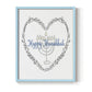 Hanukkah Heart - Restickable Framed Art Print