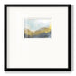 Blue and Gold Abstract IV Premium Framed Print Double Matboard