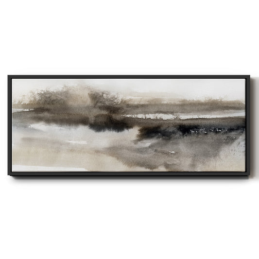 Serenity Lake - Floater Framed Canvas Print