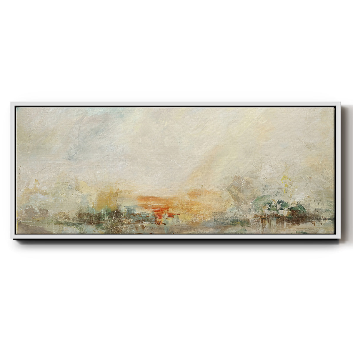 Old Masters World - Floater Framed Canvas Print