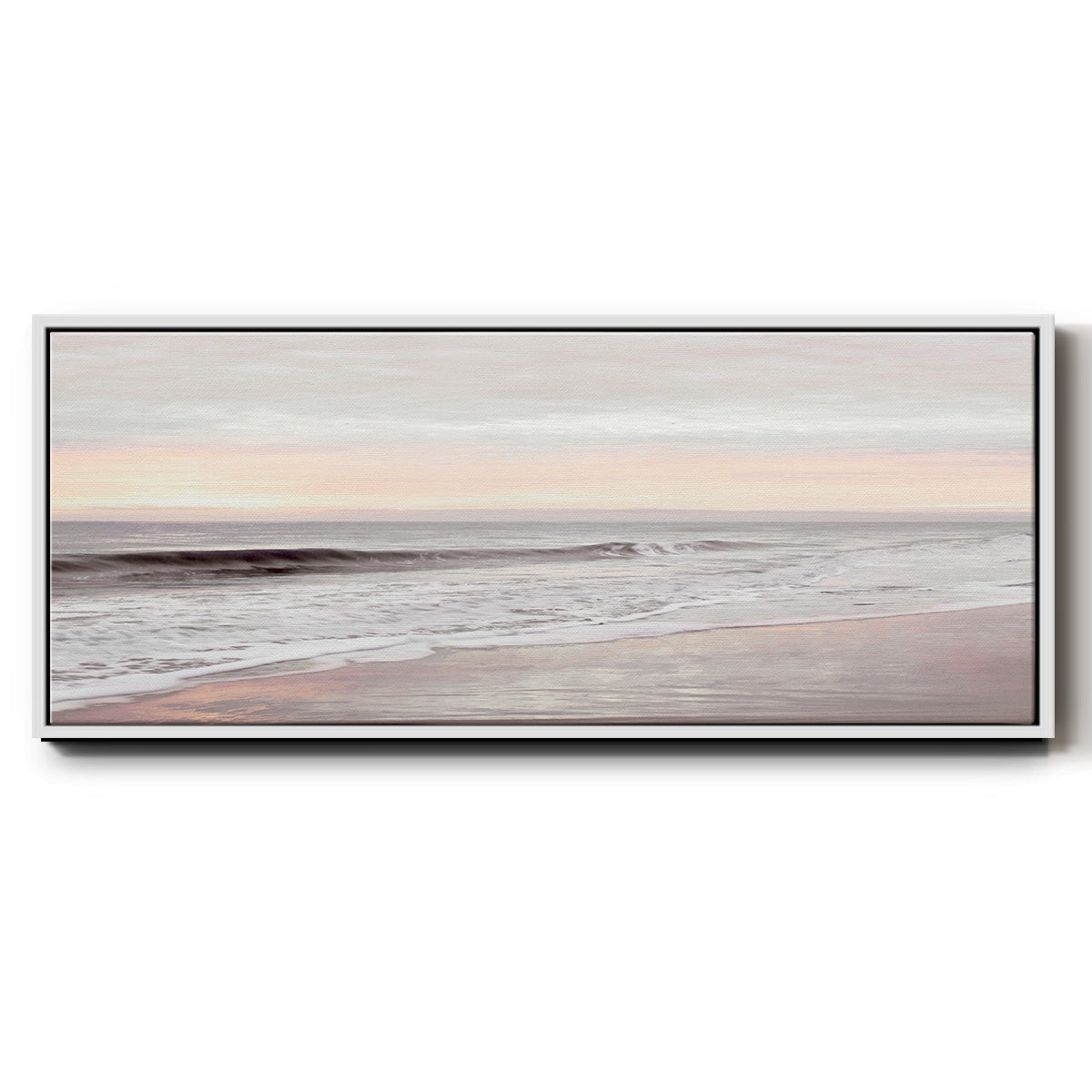 Dawn on the Horizon I - Floater Framed Canvas Print