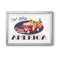 God Bless America Truck - Modern Framed Art Print