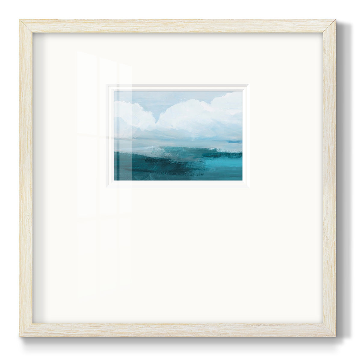 Azure Rising I Premium Framed Print Double Matboard