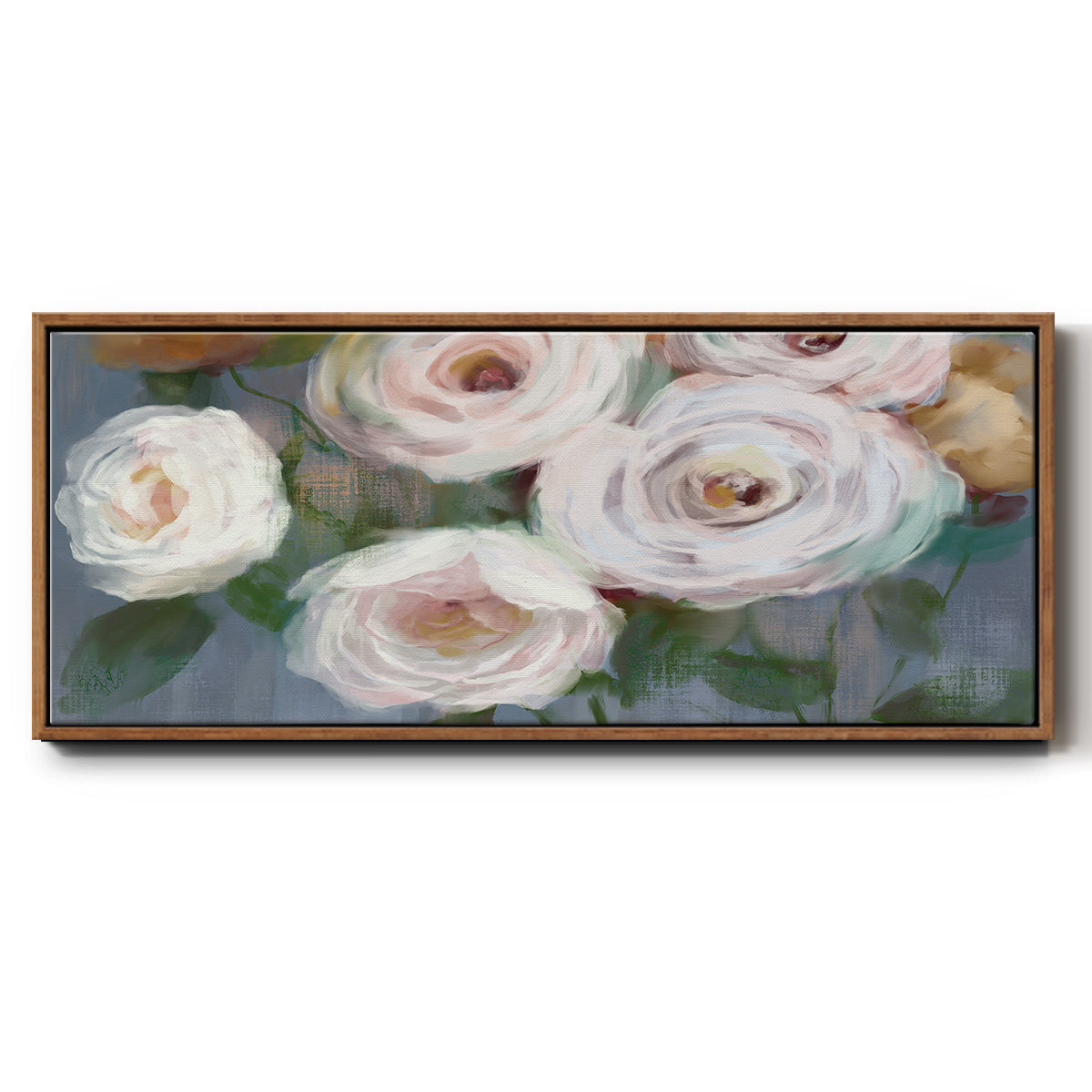 Magical Bouquet - Floater Framed Canvas Print