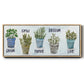 Potted Inspirations - Floater Framed Canvas Print