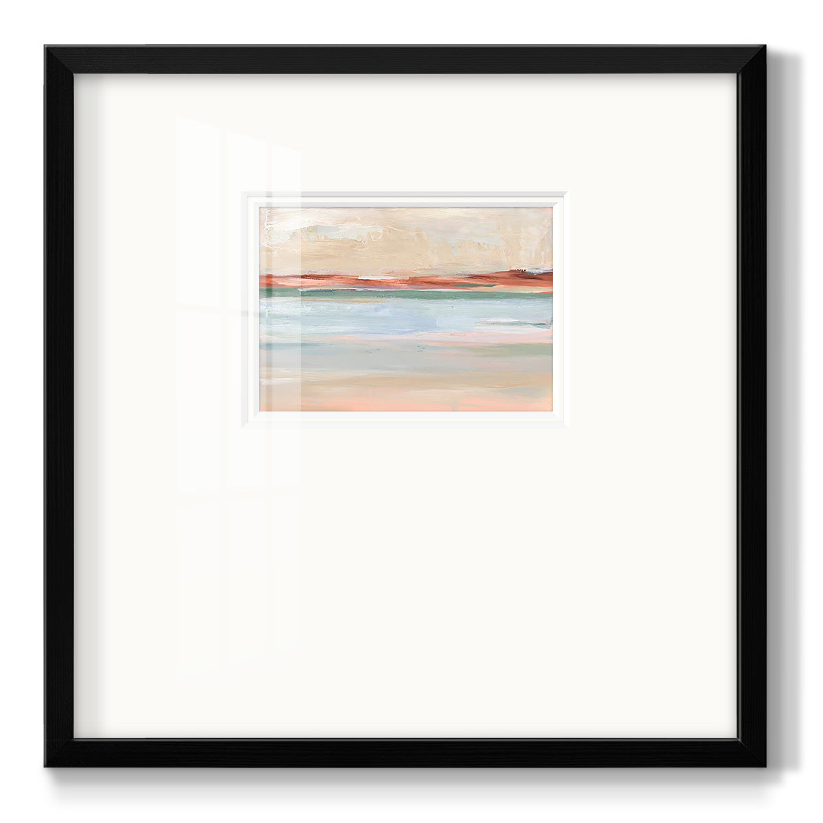Sienna Horizon II - Double Matboard Framed Print