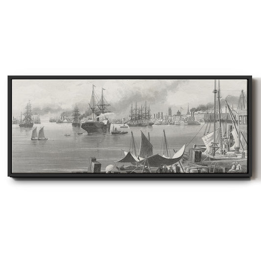 New Orleans - Floater Framed Canvas Print