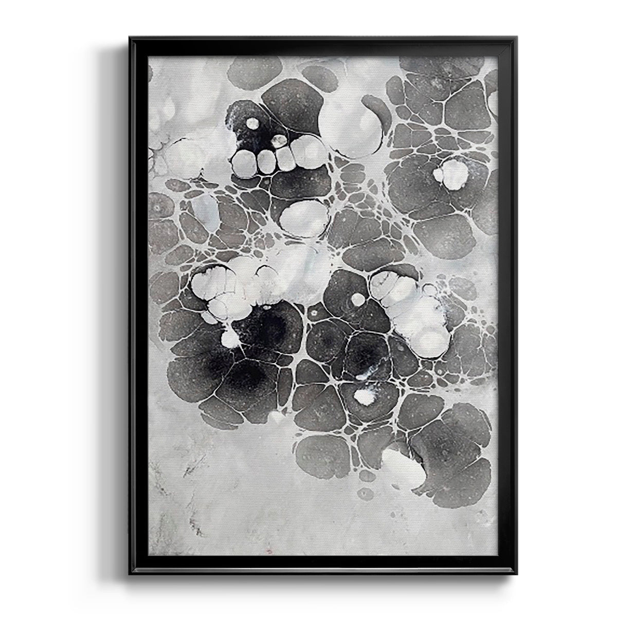 Marbling XIII - Modern Framed Canvas Print