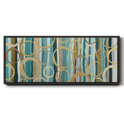 Watson's Garden II - Floater Framed Canvas Print