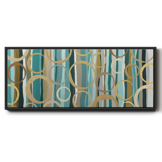 Watson's Garden II - Floater Framed Canvas Print