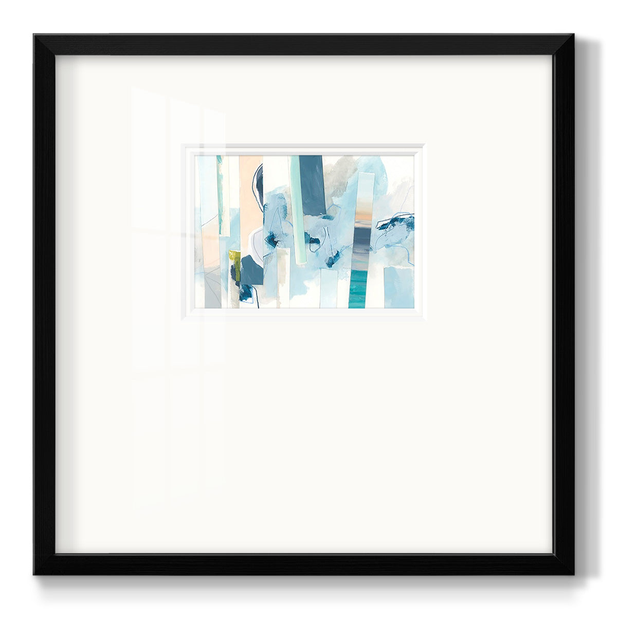 Liquid Strata II - Double Matboard Framed Print