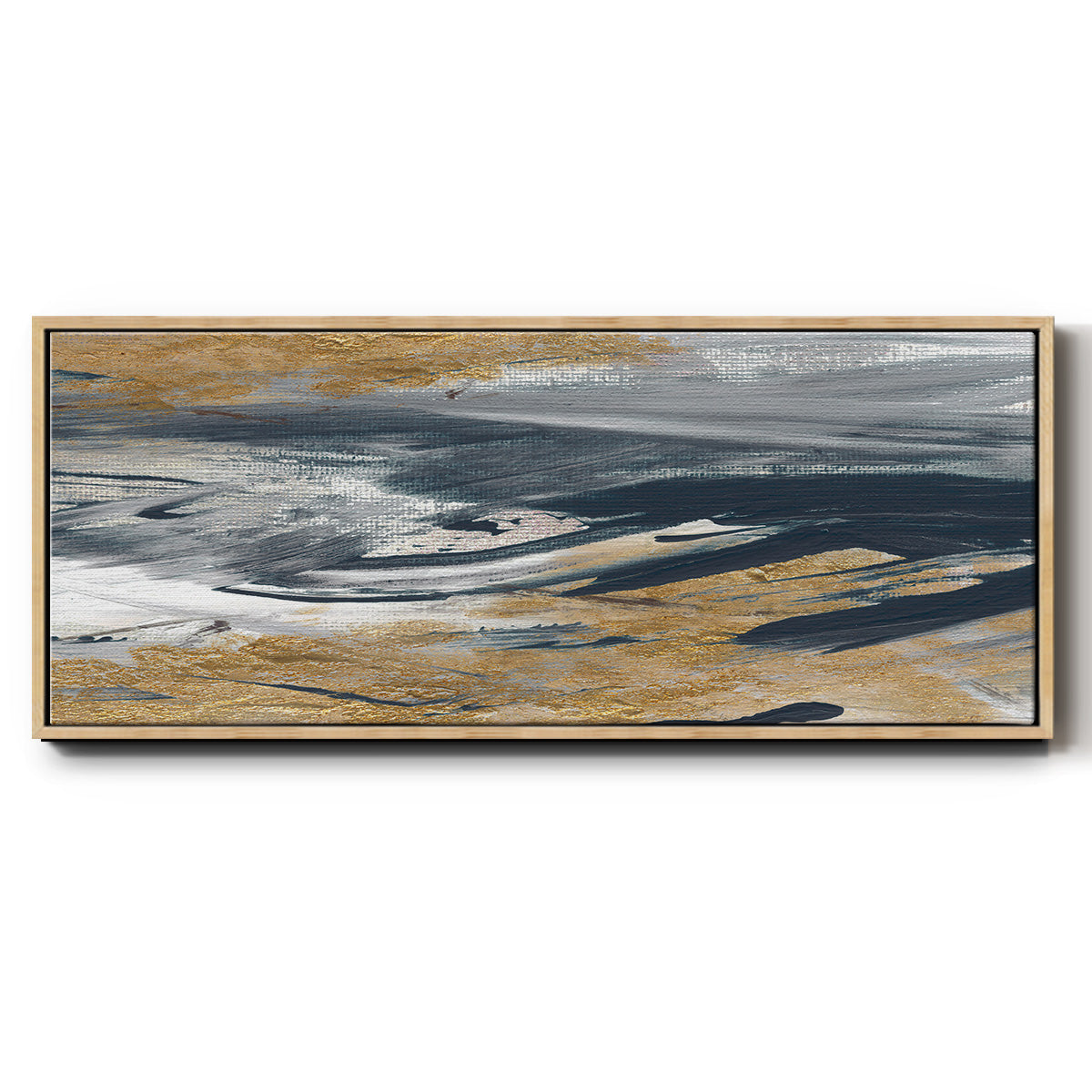 Tumultuous Navy - Floater Framed Canvas Print