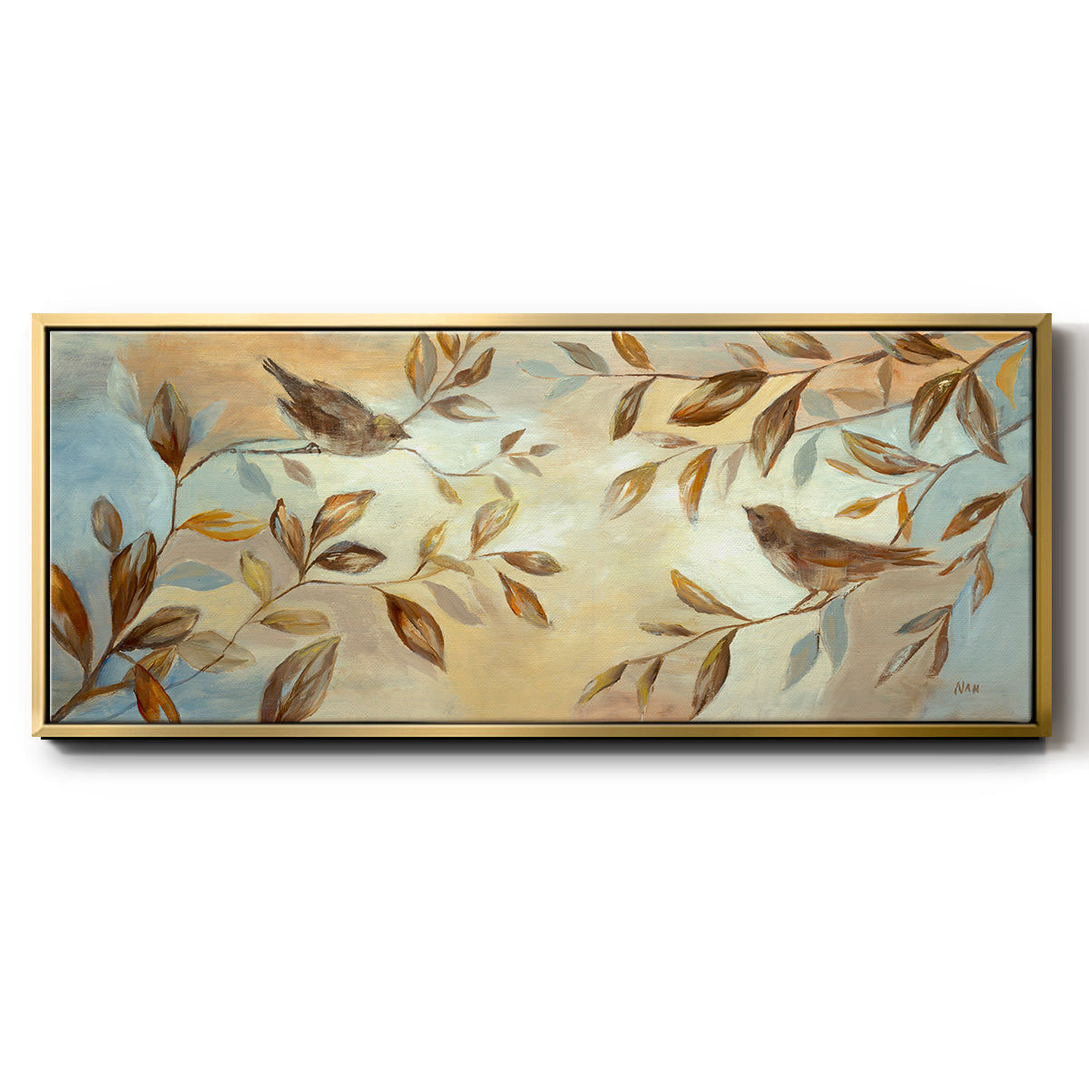 Frosty Morning - Floater Framed Canvas Print
