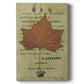 Autumn Leaf II Premium Gallery Wrapped Canvas - Ready to Hang