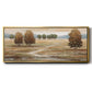 Linen Landscape I - Floater Framed Canvas Print