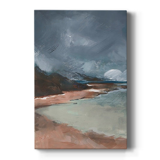 Sea Glass Storm II Premium Gallery Wrapped Canvas - Ready to Hang