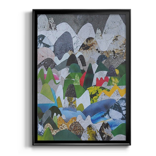 High Sierras - Modern Framed Canvas Print