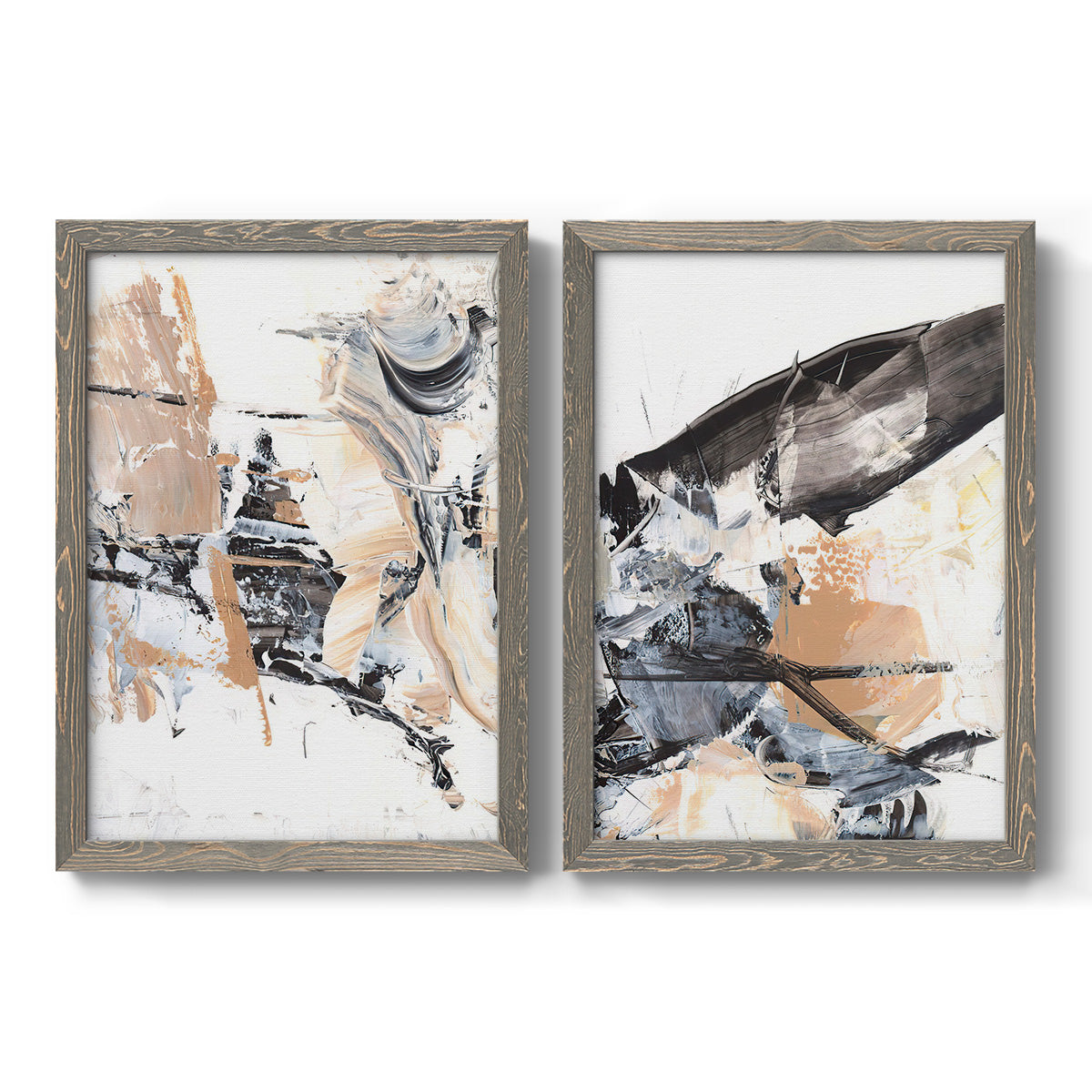 Ruckus III - Premium Framed Canvas 2 Piece Set - Ready to Hang