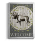 Woodland Welcome IV - Modern Framed Canvas Print