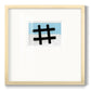 Hashtag - Double Matboard Framed Print